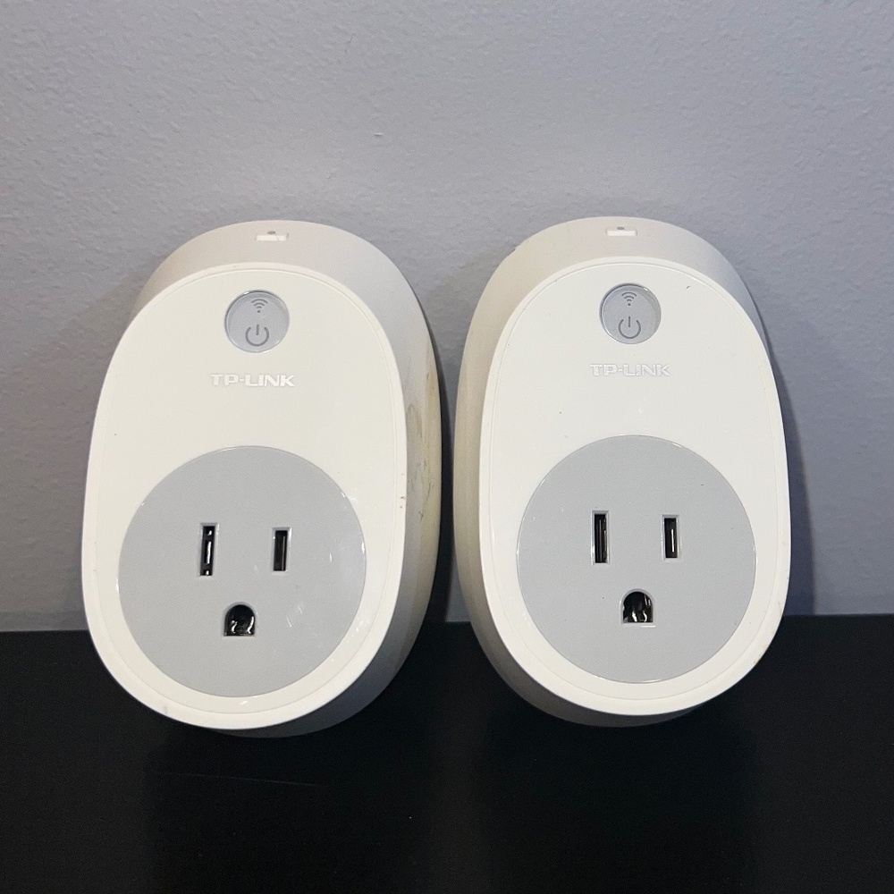 (2) Tp-link Hs100 Wi-fi Smart Plugs